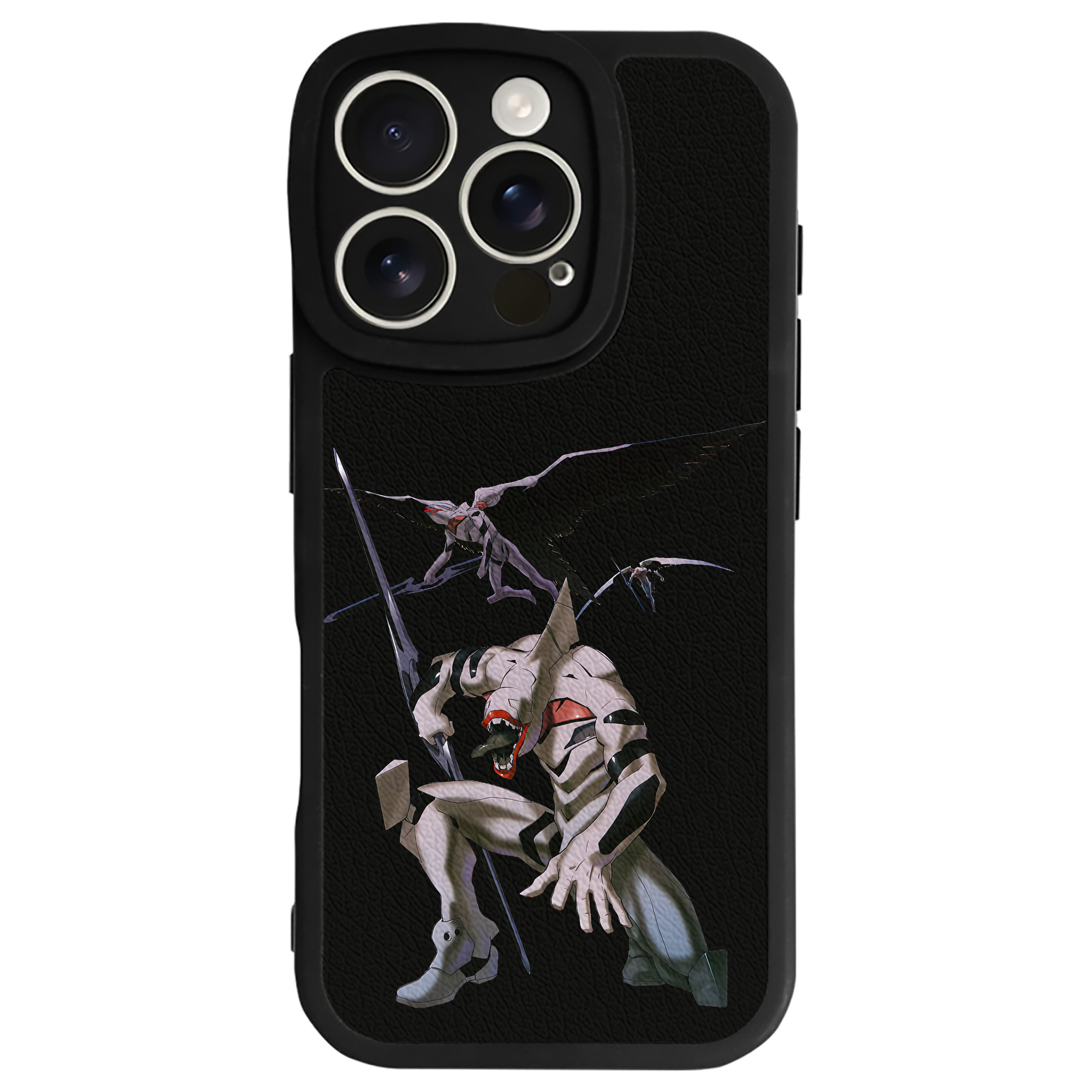 （画像用） EVA 新世紀エヴァンゲリオン 【iPhone 16シリーズ対応】シリコンスマホケース（レザー調） 材質：シリコン